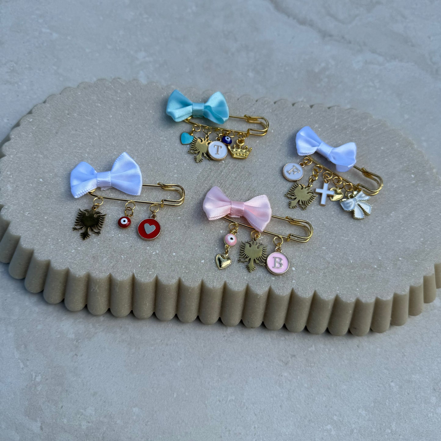 Albanian Eagle Charm