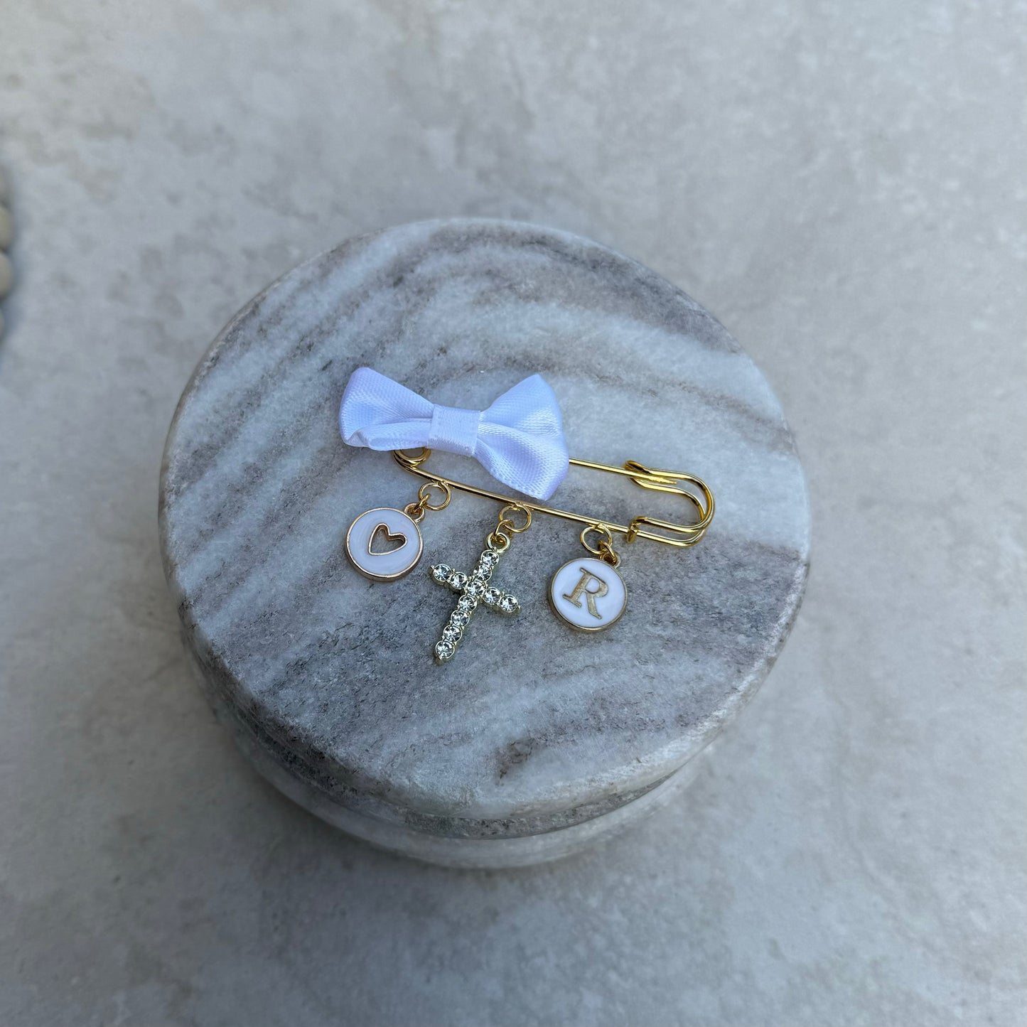 Cross Charm - Sparkly or Pearl