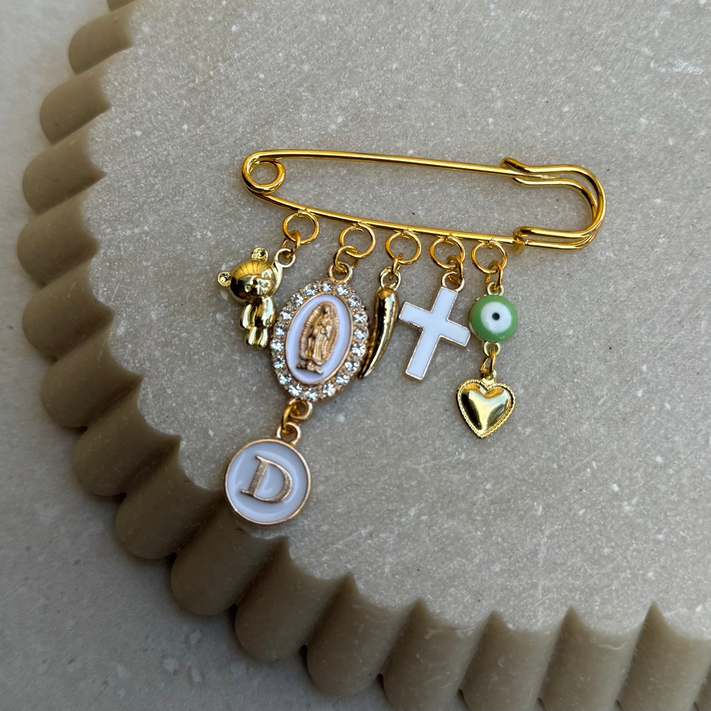 Gold Italian Chilli Charm