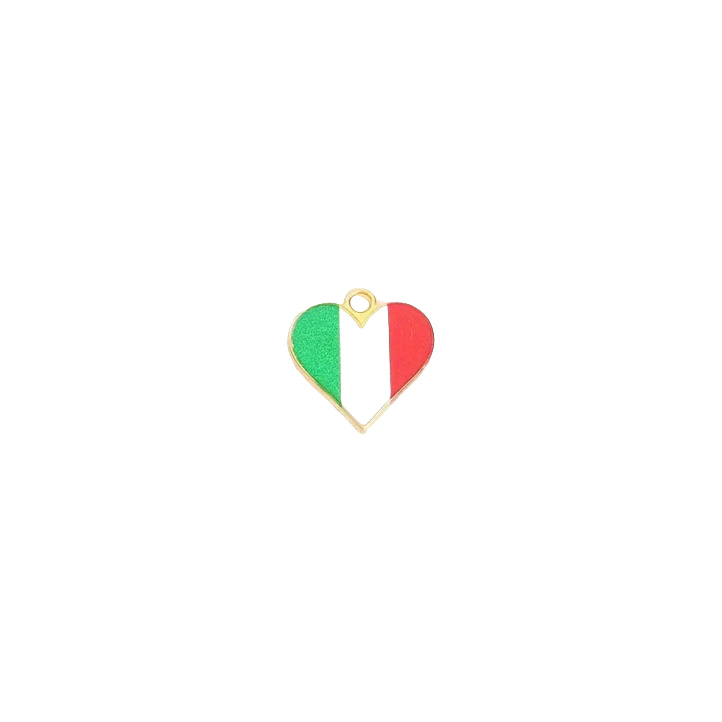 Italian Heart Charm