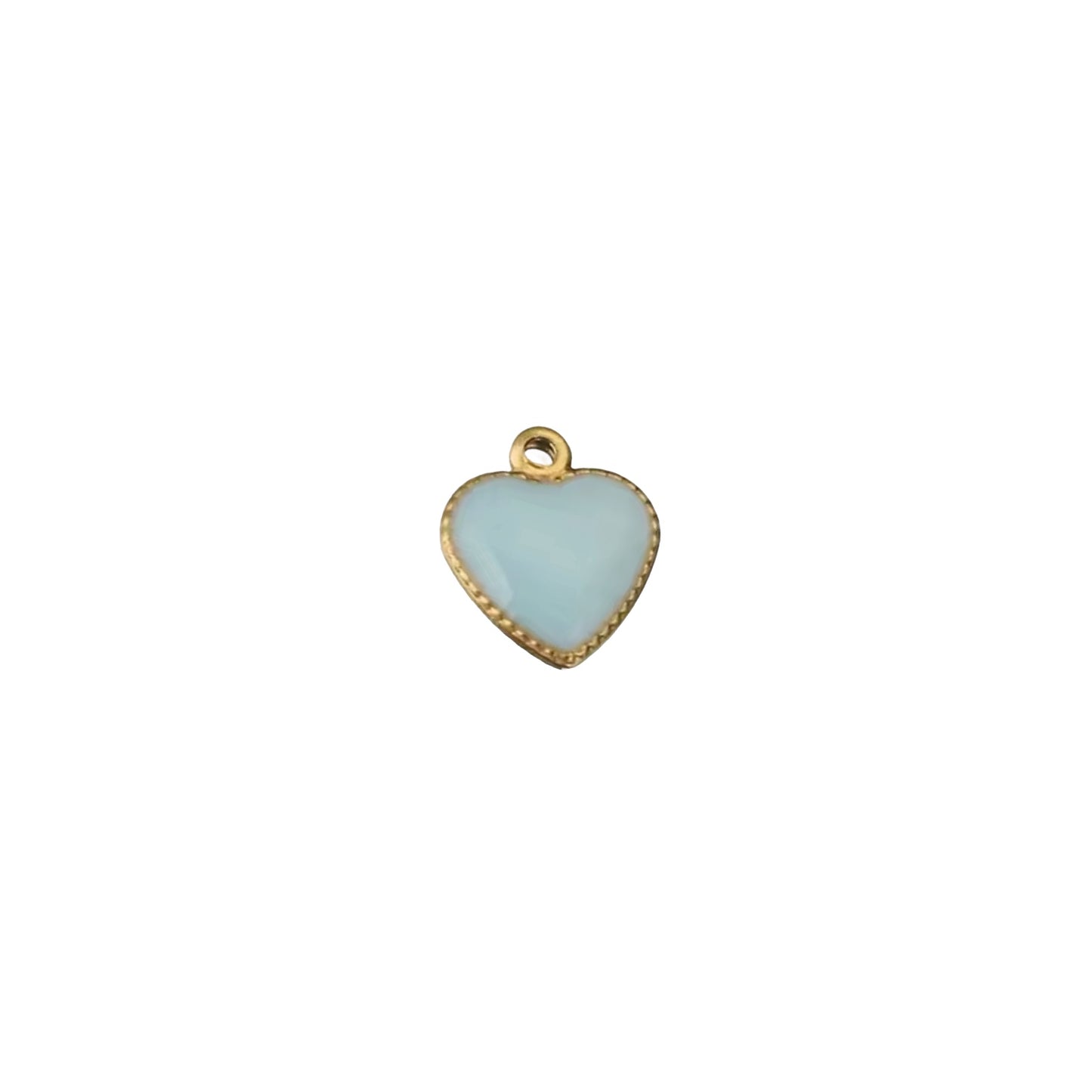 Small Blue Heart Charm